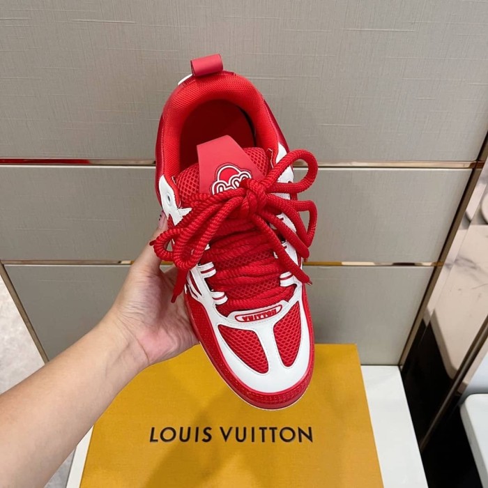 Louis Vuitton LV Skate Sneaker Red White