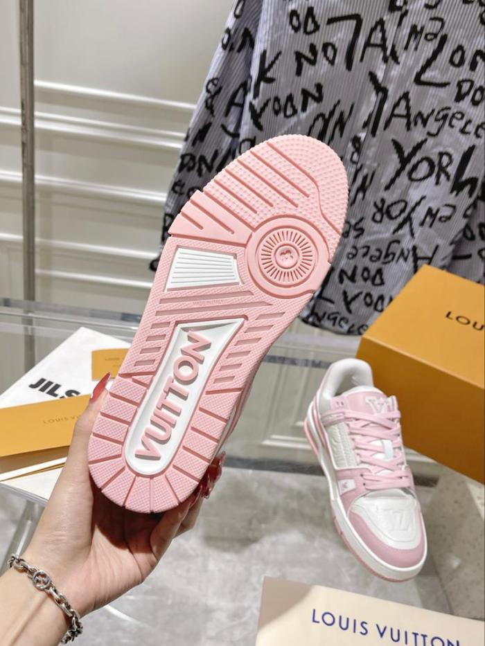 Louis Vuitton Trainer Pink White (Women's)