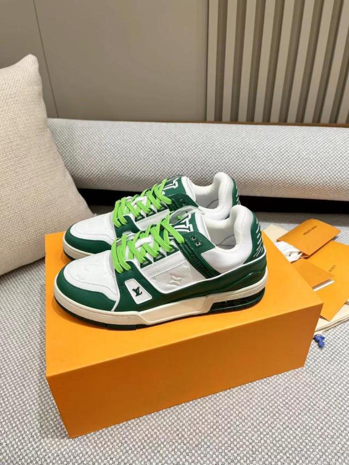 Louis Vuitton LV Trainer Green