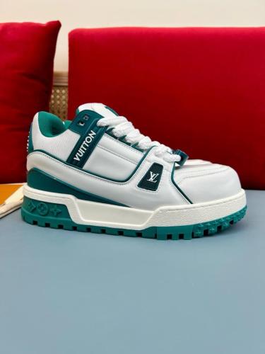 Louis Vuitton LV Trainer Maxi Sneaker White Green
