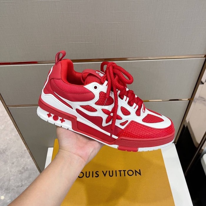 Louis Vuitton LV Skate Sneaker Red White