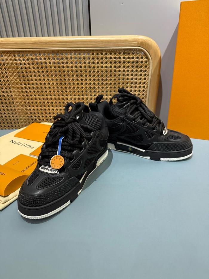 Louis Vuitton LV Skate Sneaker Black Black White