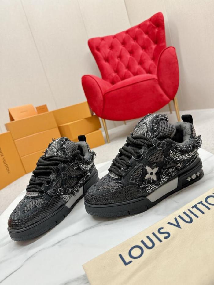 Louis Vuitton Skate Trainer Black Swarovski Monogran