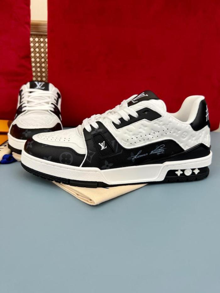 Louis Vuitton LV Trainer #54 Black White