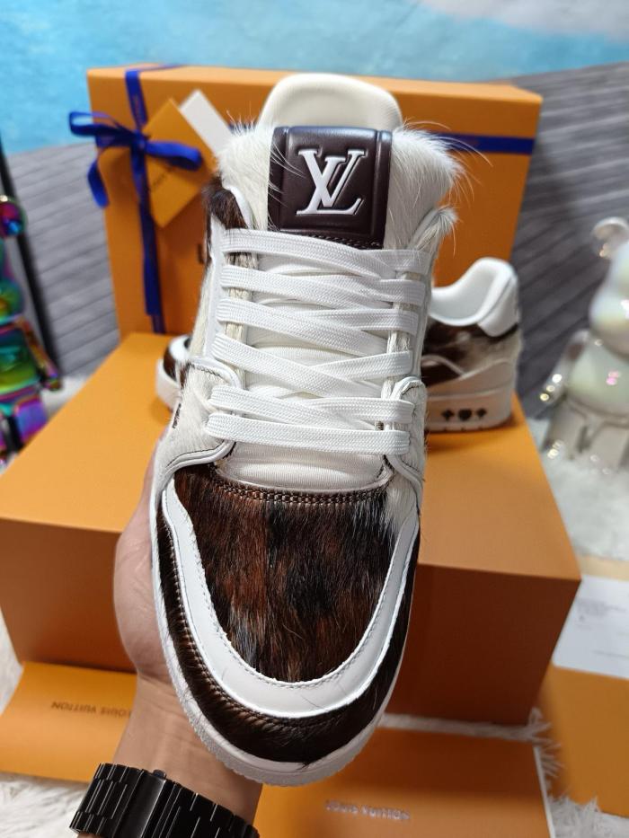 Louis Vuitton LV Trainer Brown Pony