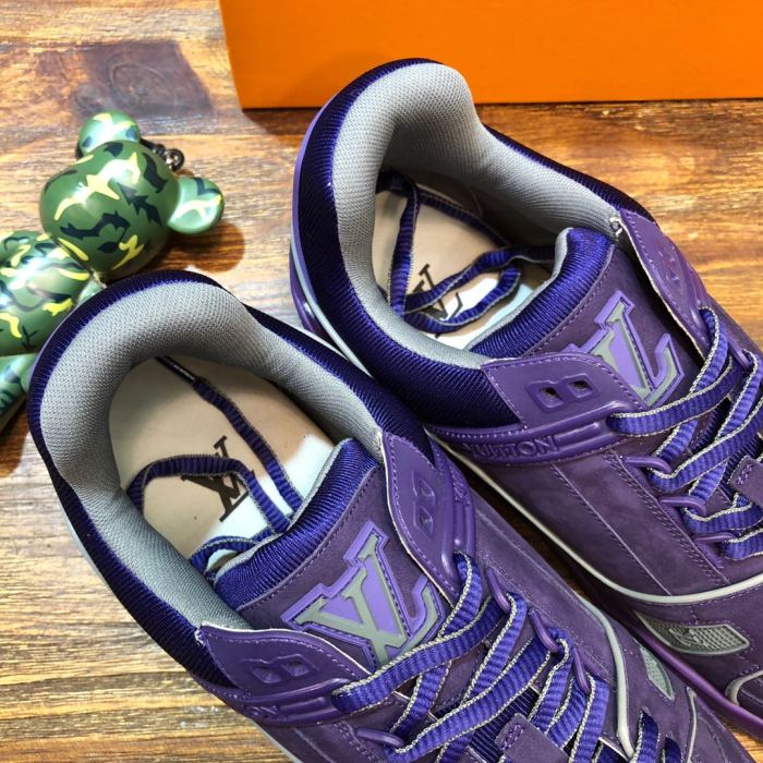 Louis Vuitton Trainer Metallic Purple