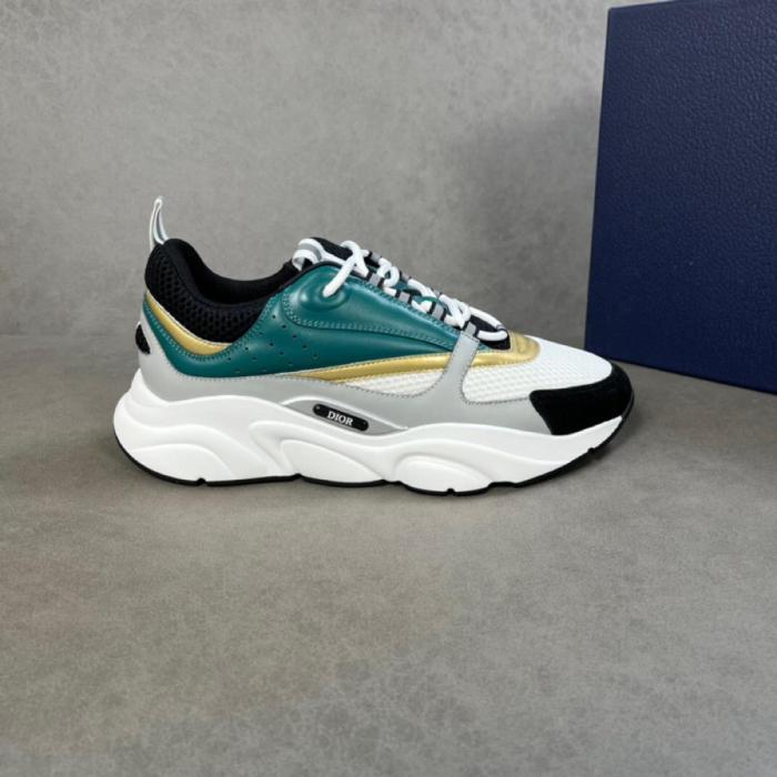 Dior B22 White Black Green Gold
