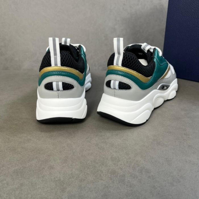 Dior B22 White Black Green Gold