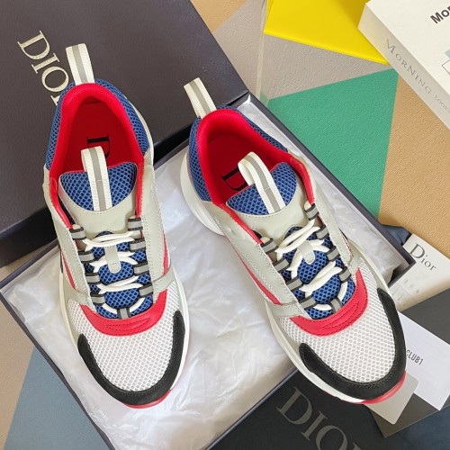 Dior B22 White Red Blue