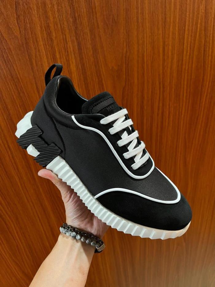Hermes Bouncing sneaker Black white