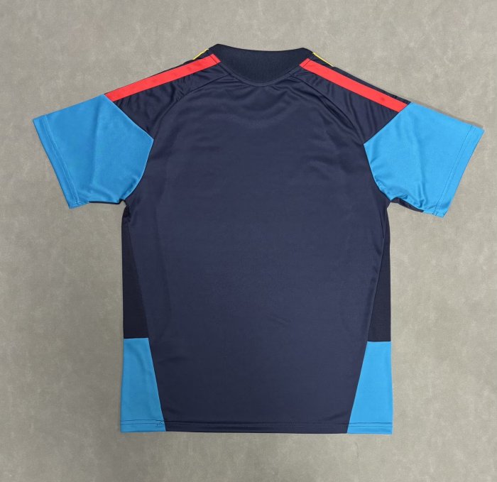 Adidas 26/27 T Shirts Men's Blue Crew Neck