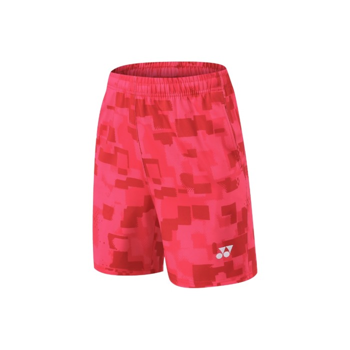 YONEX Sports Shorts Men's Coral Red Moderate