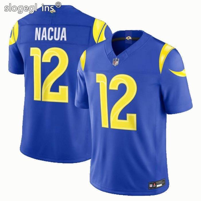 Nike NFL Baseball Jerseys Men's Royal V Neck Moderate