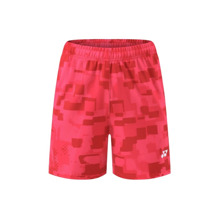 YONEX Sports Shorts Men's Coral Red Moderate