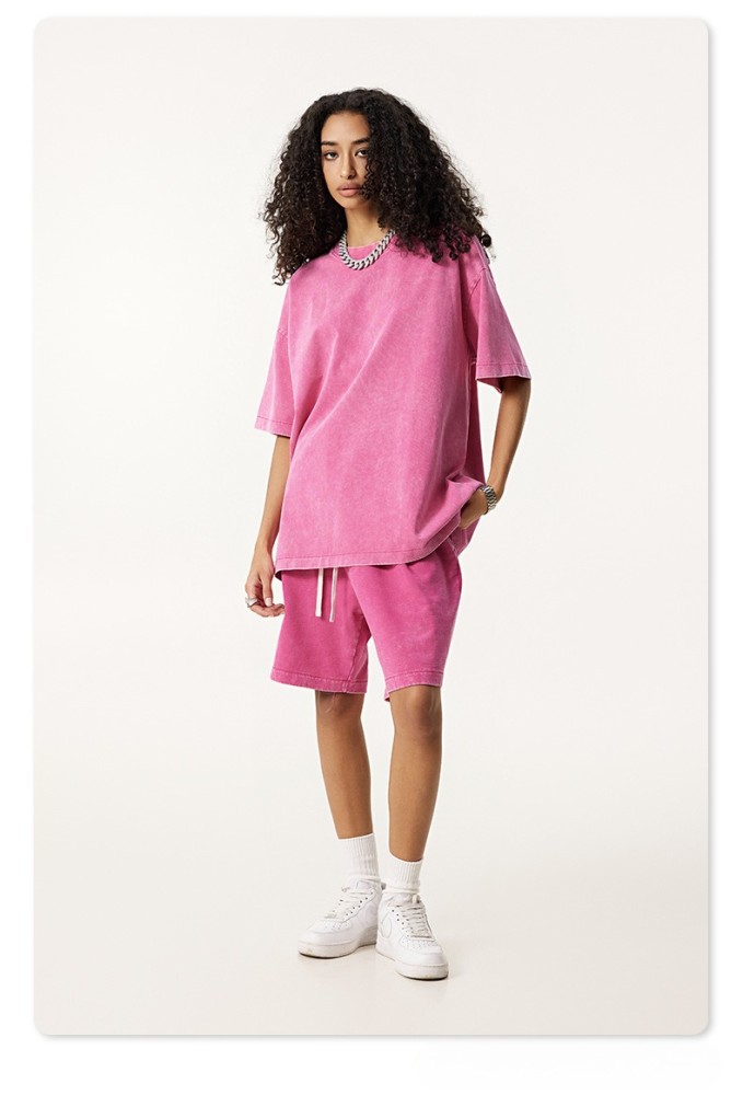 Oversized T-shirt and shorts set 8 colors Customized logo Balenciaga