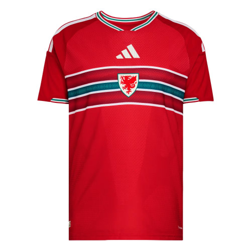 Adidas Wales 26 Home Authentic Jersey Soccer Jersey Men's