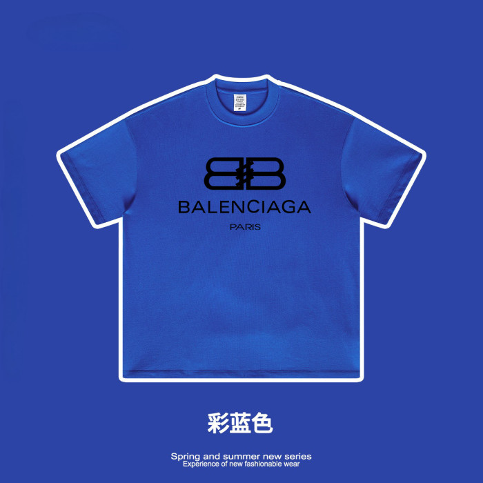Oversized T-shirt and shorts set 20 colors Customized logo Balanciaga