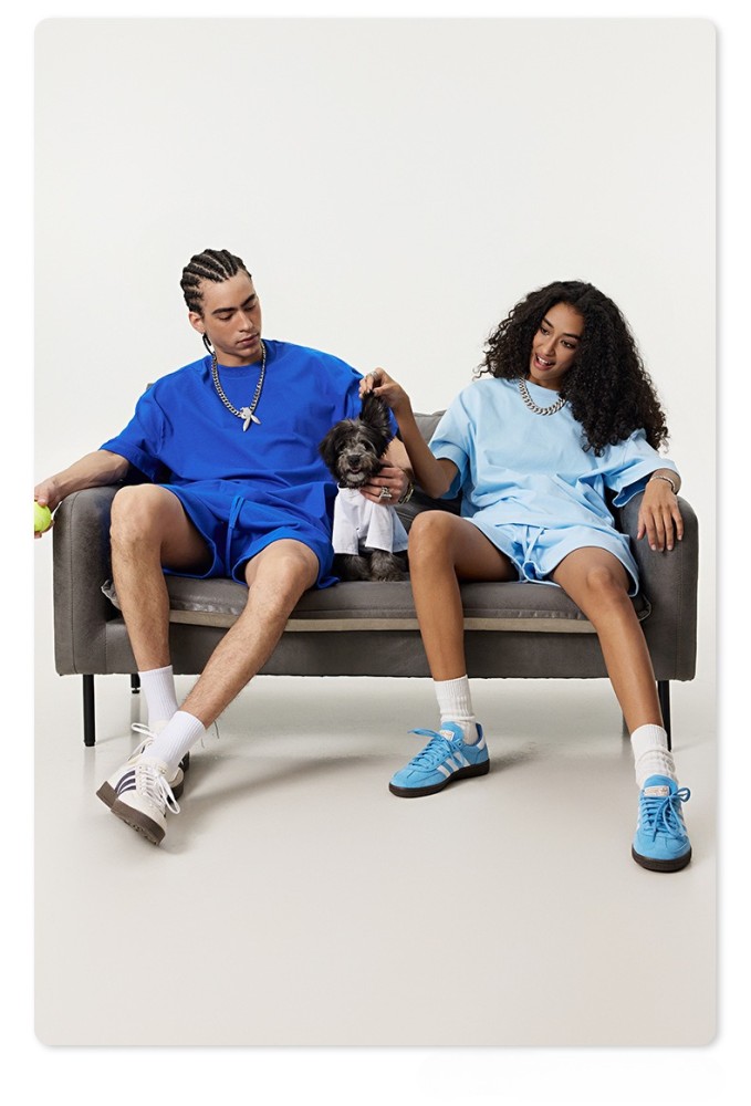 Oversized T-shirt and shorts set 20 colors Customized logo Balanciaga
