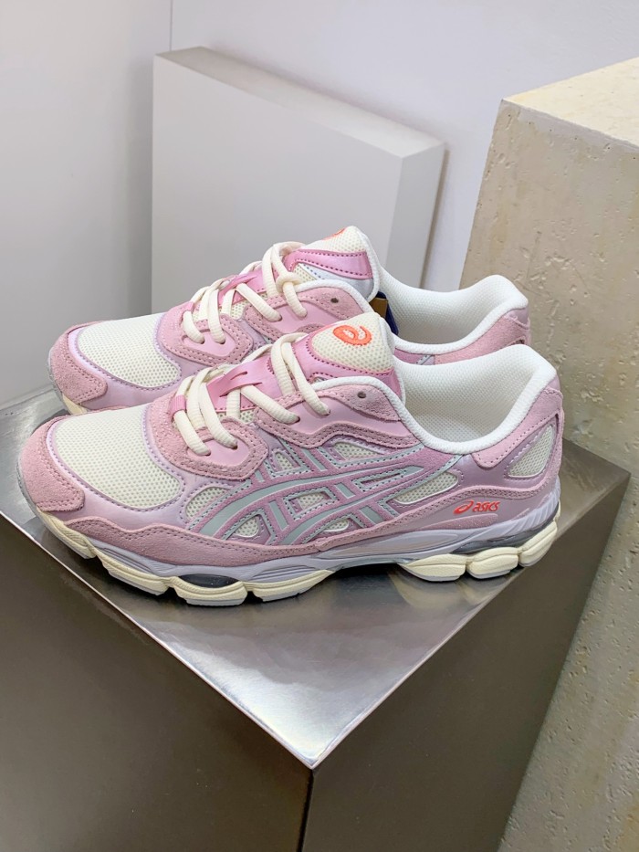 ASICS GEL NYC Abrasion Resistant Low top Running Shoes Unisex Pink