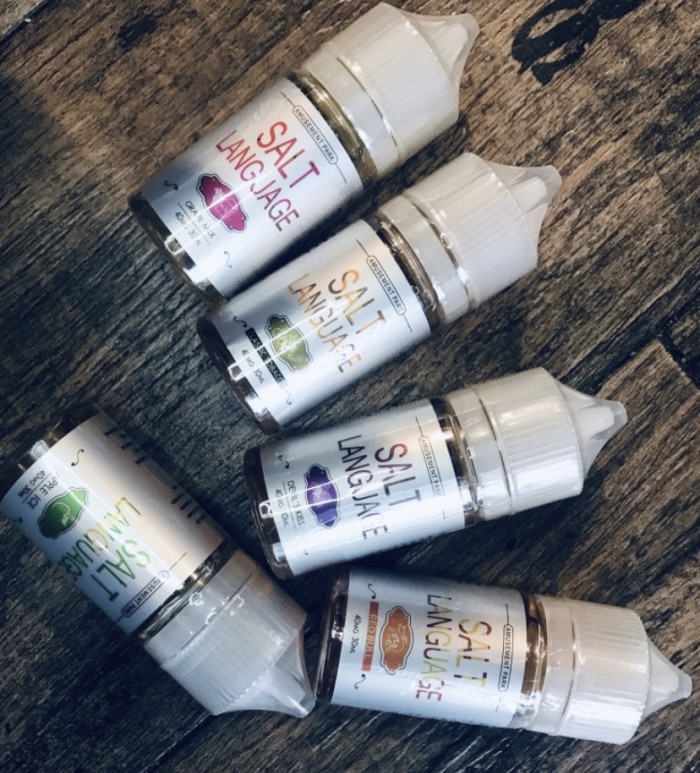 SALT LANGUAGE 鹽語系列 鹽語丁鹽油 鹽語小煙油買5送1下單後請備註口味