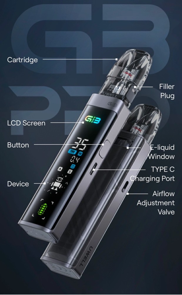 UWELL CALIBURN(G3 PRO咖哩棒G3 Pro)GK3/G3 lite/G3/G3 PRO KOKO相容煙彈
