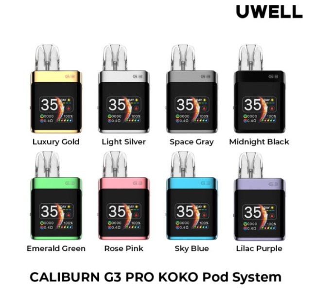 UWELL CALIBURN G3 PRO KOKO 35W大螢幕