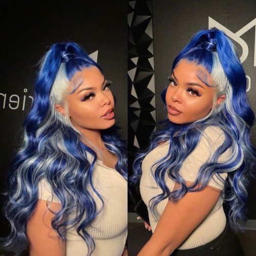Human Virgin Hair Pre Plucked Ombre 13x4 Lace Front Wig And Full Lace Wig For Black Woman Free Shipping (YM0314)