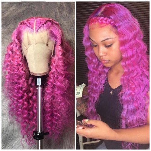 Human Virgin Hair Pre Plucked Ombre 13x4 Lace Front Wig And Full Lace Wig For Black Woman Free Shipping (YM0236)