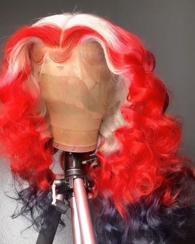 Human Virgin Hair Pre Plucked Ombre 13x4 Lace Front Wig And Full Lace Wig For Black Woman Free Shipping (YM0279)