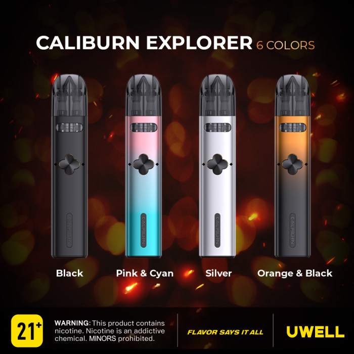 UWELL 探險家 探索者 Caliburn Explorer 雙線圈咖哩棒