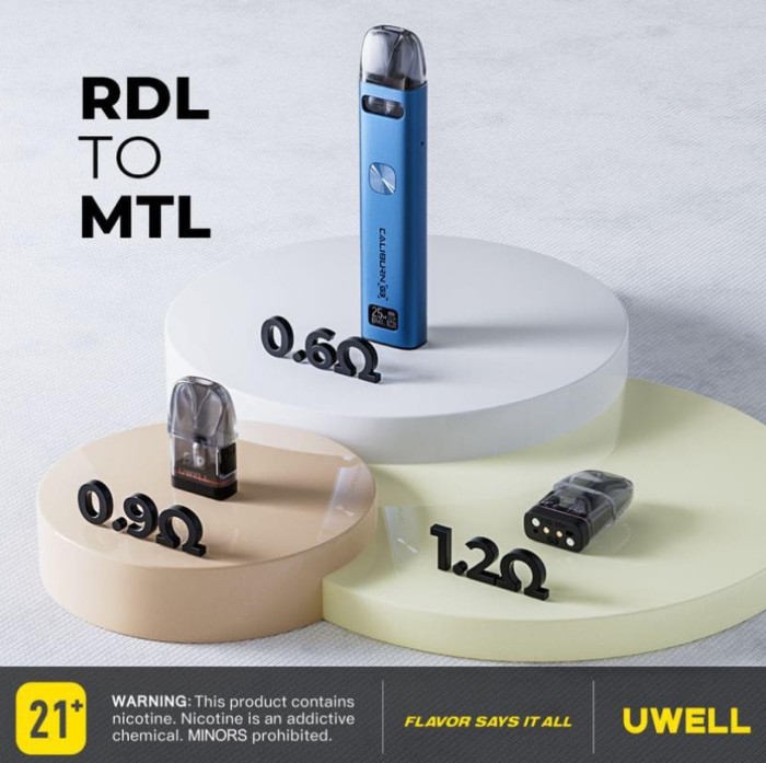 UWELL CALIBURN G3 Pod 可調瓦數 咖哩棒