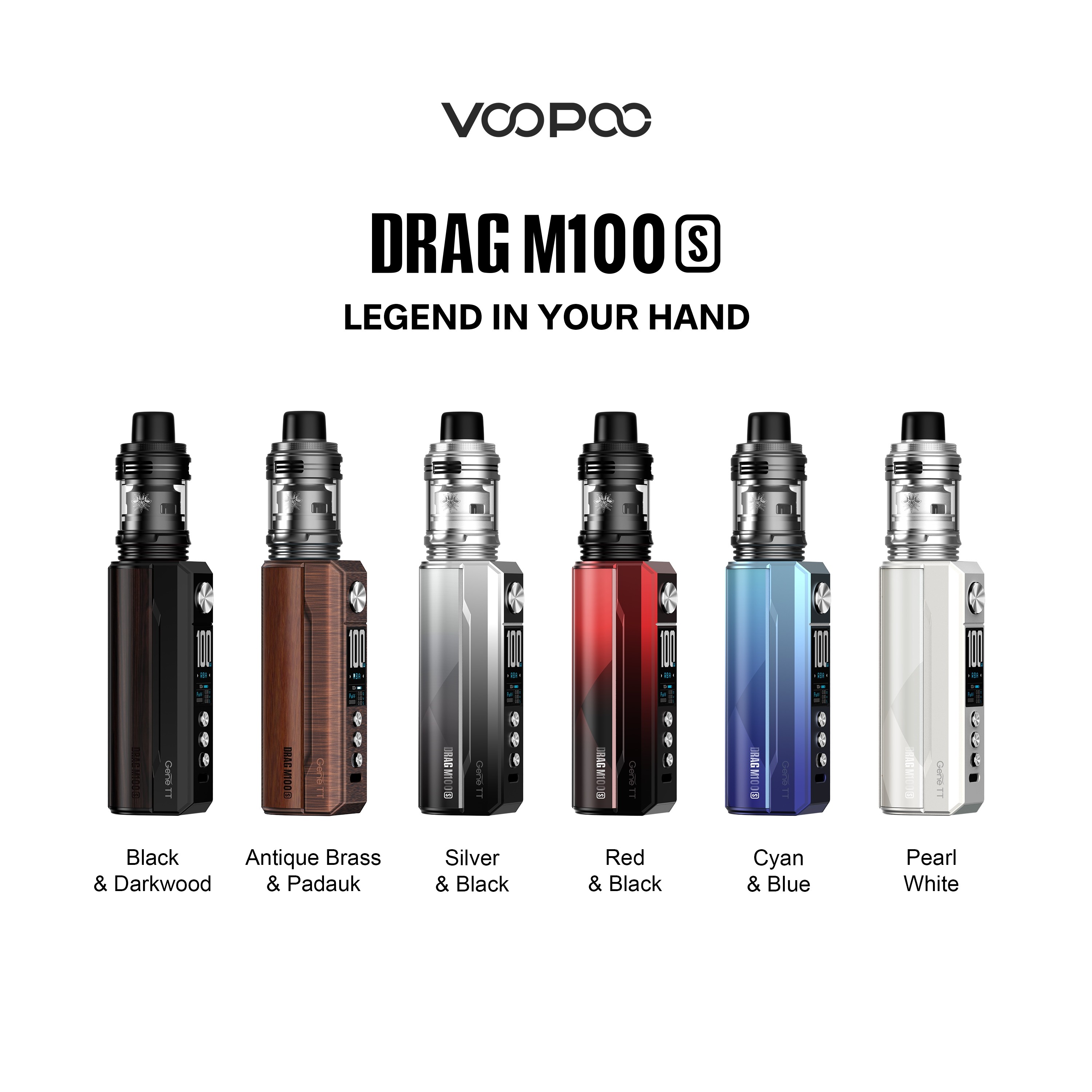 VOOPOO DRAG M100S 大煙設備 UFORCE-L TANK PNP芯 510霧化器