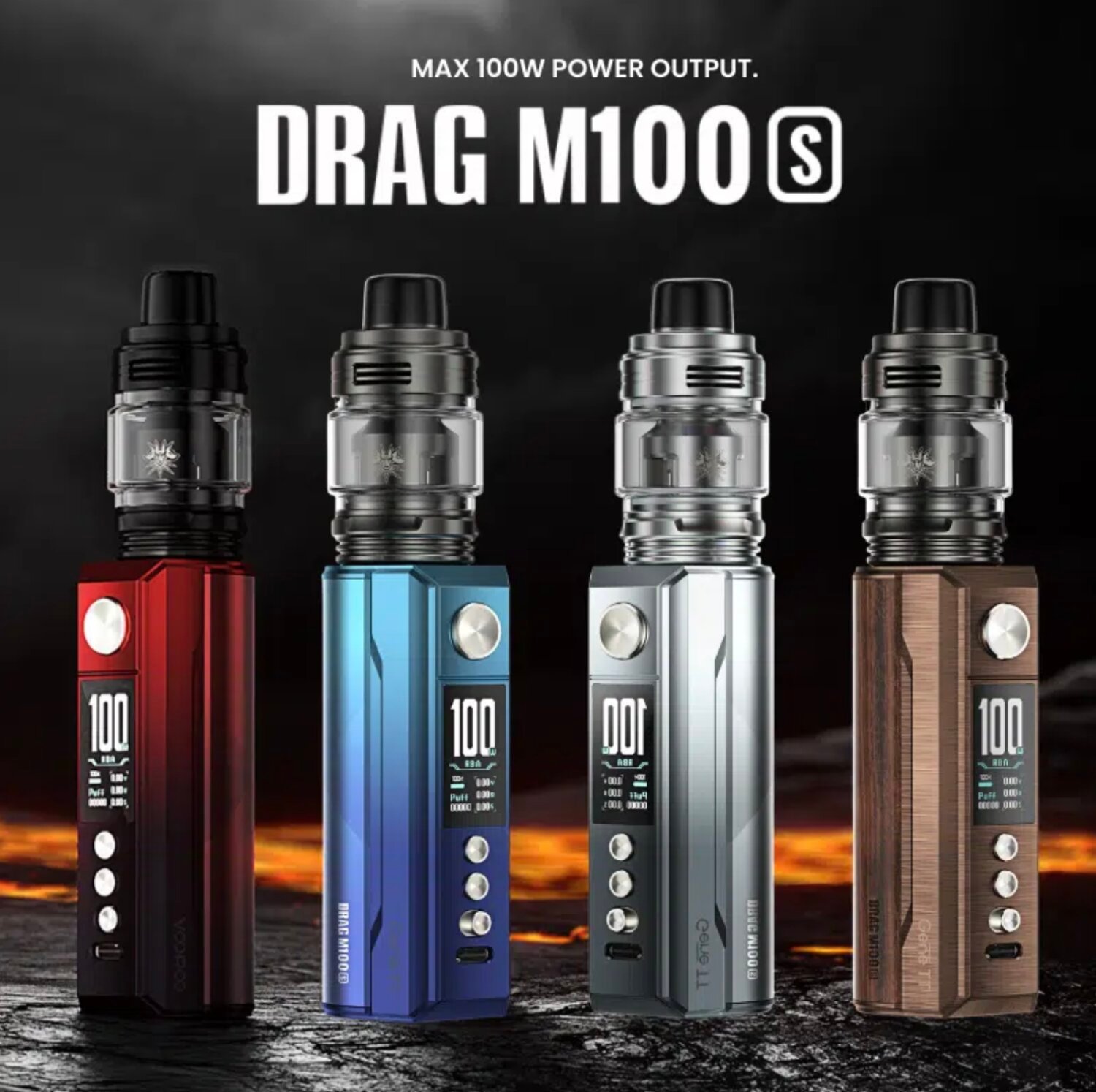 VOOPOO DRAG M100S 大煙設備 UFORCE-L TANK PNP芯 510霧化器