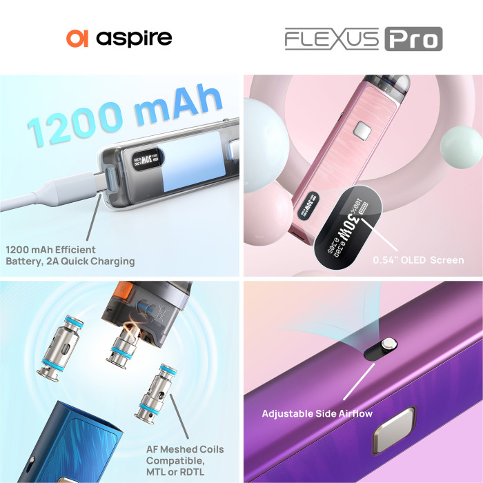Aspire Flexus Pro 30W瓦數可調 弗萊克斯
