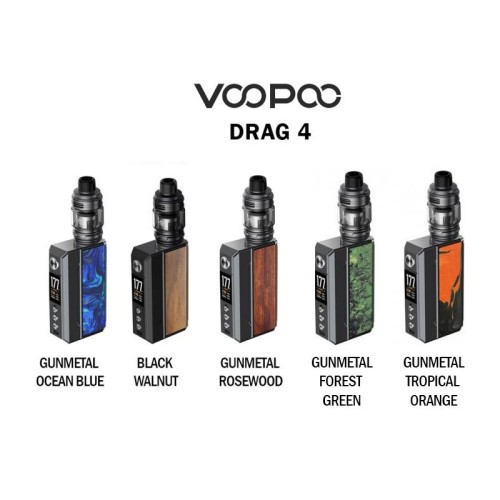 VOOPOO DRAG 4 跩哥4 買主機贈雙電池 177W 大煙主機 UFORCE-L