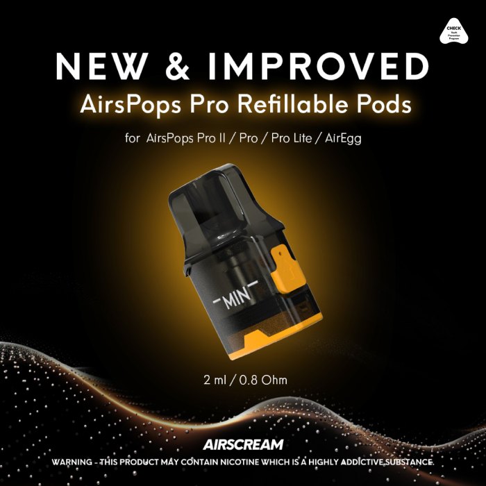 Airscream Airspops Pro II 氣泡2 pro2代 可調瓦