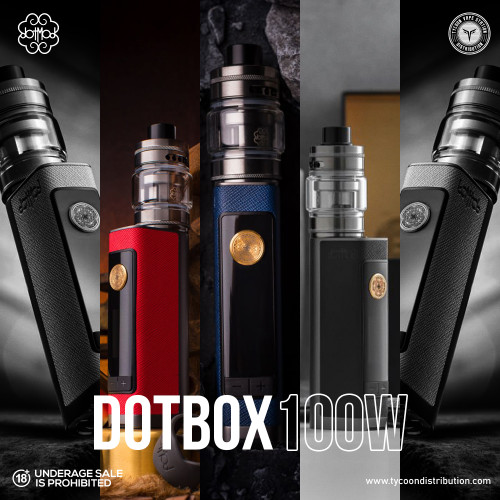 Dotmod DotBox 100W 佩特里-18650電池21700電池