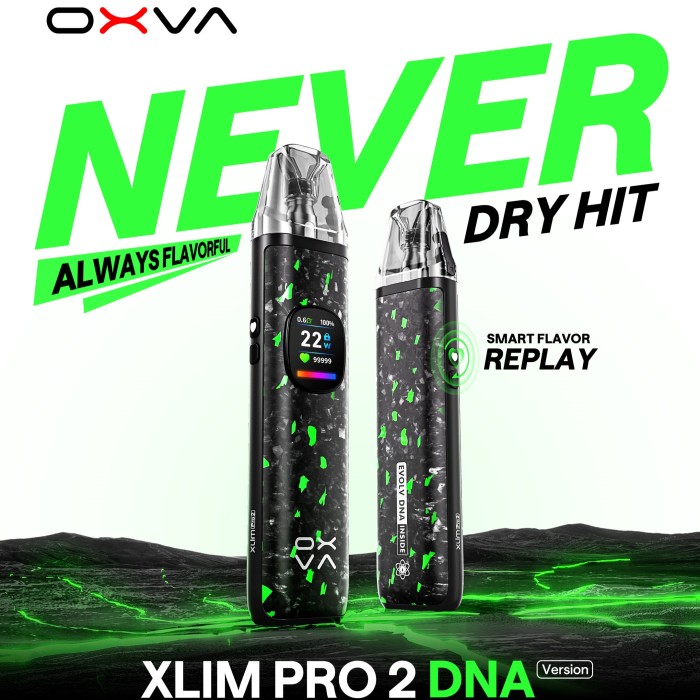 OXVA XLIM PRO 2 DNA – 獨家首款DNA智慧晶片