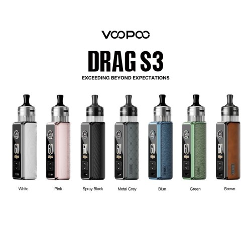 VOOPOO DRAG S3 跩哥S3 60W 內建大電量大煙主機