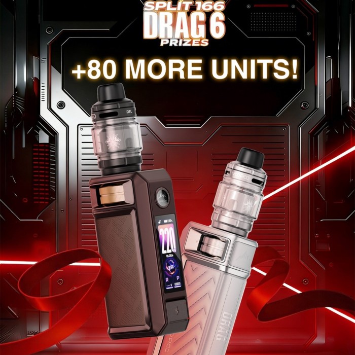VOOPOO DRAG 6 跩哥 6 220W大功率大電量