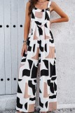 Sleeveless Wide Leg Maxi Jumpsuits