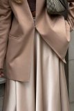 Chic Maxi Pleated Skirts Dress