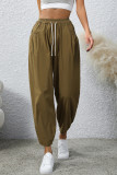 Drawstring Pockets For Fashionable Casual Pants