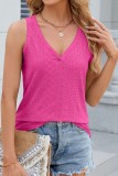 Sold V neck Sleeveless Tank Tops