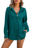 Wave Textured Fashionable Shirt For Women