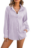 Wave Textured Fashionable Shirt For Women