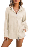 Wave Textured Fashionable Shirt For Women