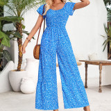 Women's Round Necked Pull-Up Jumpsuit