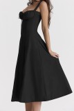 French Sleeveless Swing Dress