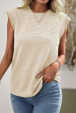 Solid Round Neck Loose T-Shirt For Women